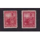 ARGENTINA 1899 GJ 232 233 ESTAMPILLAS NUEVAS CON GOMA COLOR BERMELLON PALIDO Y ROJO VIVO U$ 82